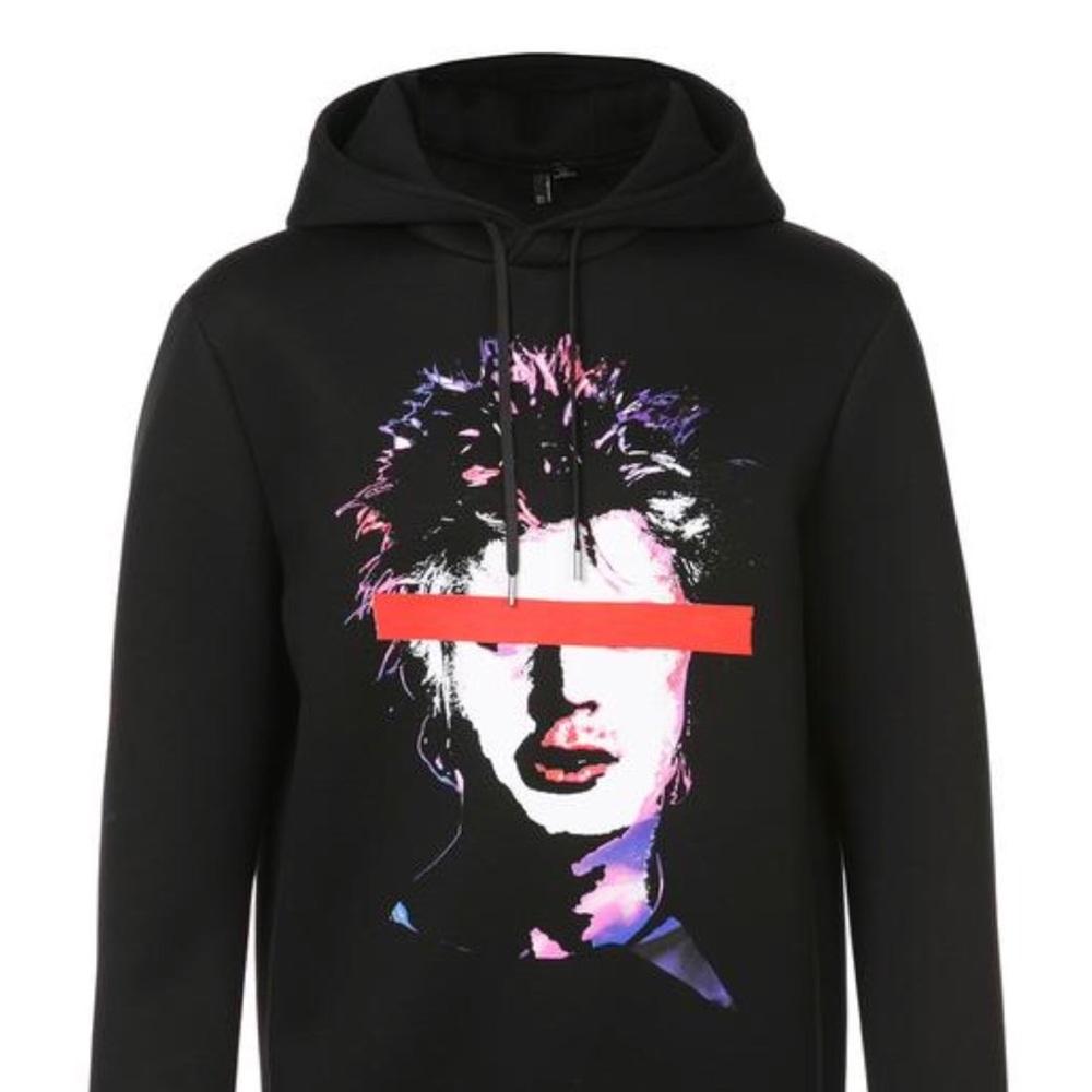 Neil Barrett Graphic Print Hoodie